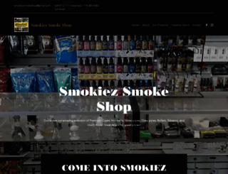 smokiezsmokeshop.com screenshot