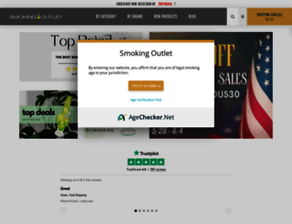 smokingoutlet.com screenshot