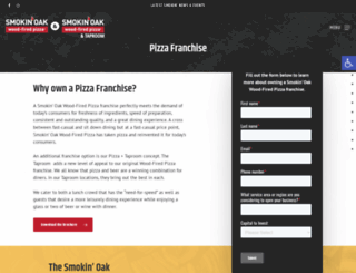 smokinoakfranchise.com screenshot