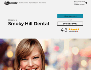smokyhilldental.com screenshot