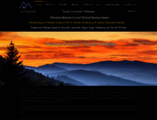 smokymountainwebsites.com screenshot