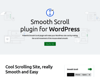 smooth-scroll-wordpress.42theme.com screenshot