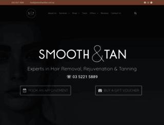 smoothandtan.com.au screenshot