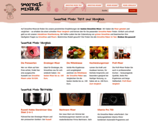 smoothie-mixer.de screenshot