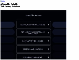 smoothtonys.com screenshot