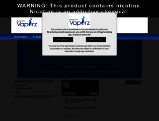 smoothvaporz.com screenshot