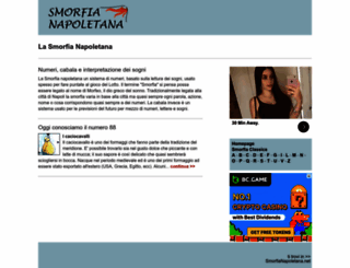 smorfianapoletana.net screenshot