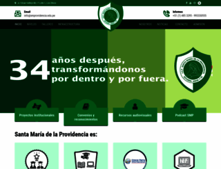 smprovidencia.edu.pe screenshot