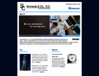 smrecekco.com screenshot