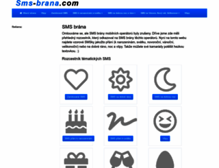 sms-brana.com screenshot