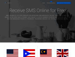 sms-online.co screenshot
