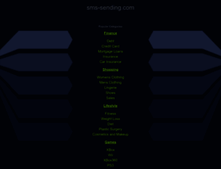sms-sending.com screenshot