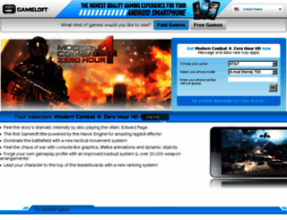 sms.gameloft.com screenshot