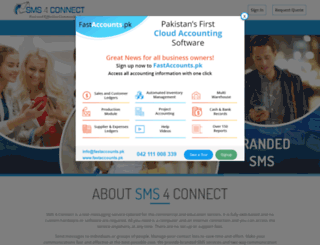 sms4connect.com screenshot