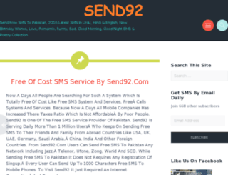 sms92.net screenshot
