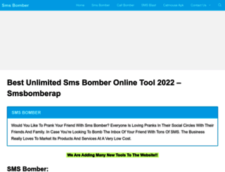 smsbomberap.com screenshot