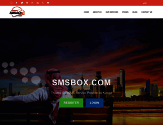 smsbox.com screenshot