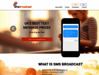 smsbroadcast.co.uk screenshot