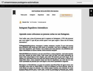 smsemmassa-postagens-automaticas.blogspot.com.br screenshot