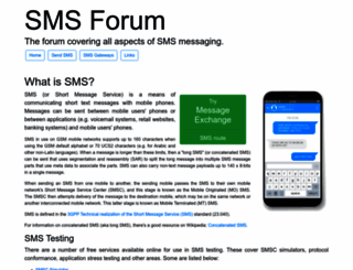 smsforum.net screenshot