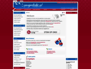 smsgedicht.nl screenshot