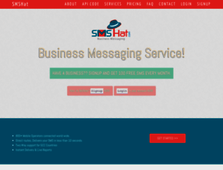 smshat.com screenshot