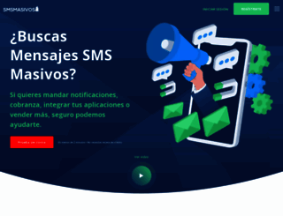 smsmasivos.com.mx screenshot