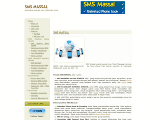 smsmassal.co.id screenshot