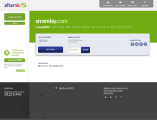 smsrelay.com screenshot