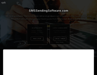smssendingsoftware.com screenshot