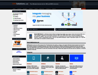 smssolutions.net screenshot