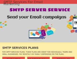 smtp-server-for-email-marketing.com screenshot