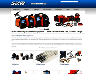 smw-welding-supplies.co.uk screenshot