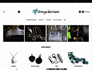 smyckerian.se screenshot