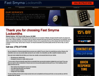 smyrnalocksmith.us screenshot