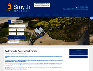 smythrealestate.com.au screenshot
