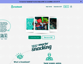 snacksack.com screenshot