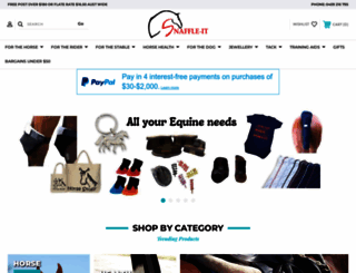 snaffleithorsesupplies.com screenshot