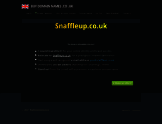snaffleup.co.uk screenshot