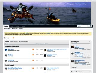 snaggedline.com screenshot