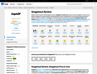 snagshout.knoji.com screenshot