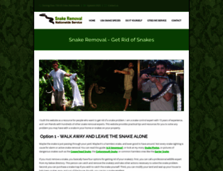 snake-removal.com screenshot