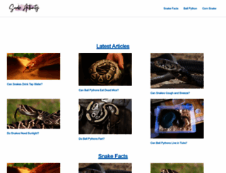 snakeauthority.com screenshot