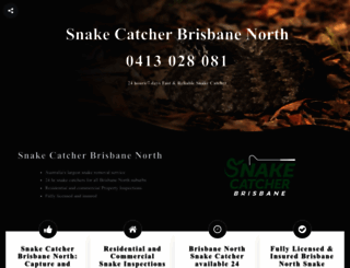 snakecatcherbrisbane.com.au screenshot