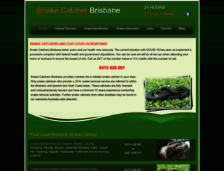 snakecatchers.com.au screenshot