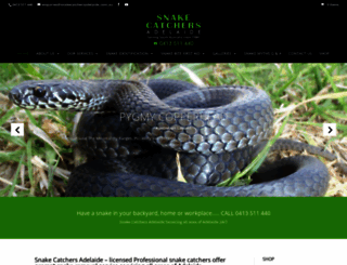 snakecatchersadelaide.com.au screenshot