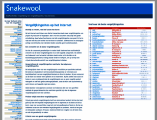 snakewool.nl screenshot