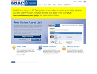 snap.org.nz screenshot