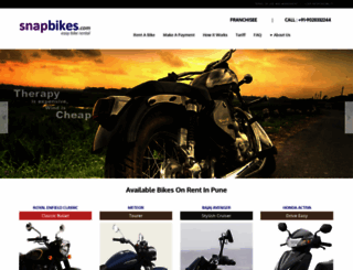 snapbikes.com screenshot
