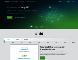 snapbill.com screenshot